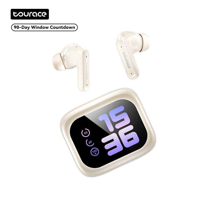 Intelligent Touch BT 5.4 TWS Earbuds HIFI Wireless Headphones ENC Noise Cancellation LED/Digital Display Wireless Earphone