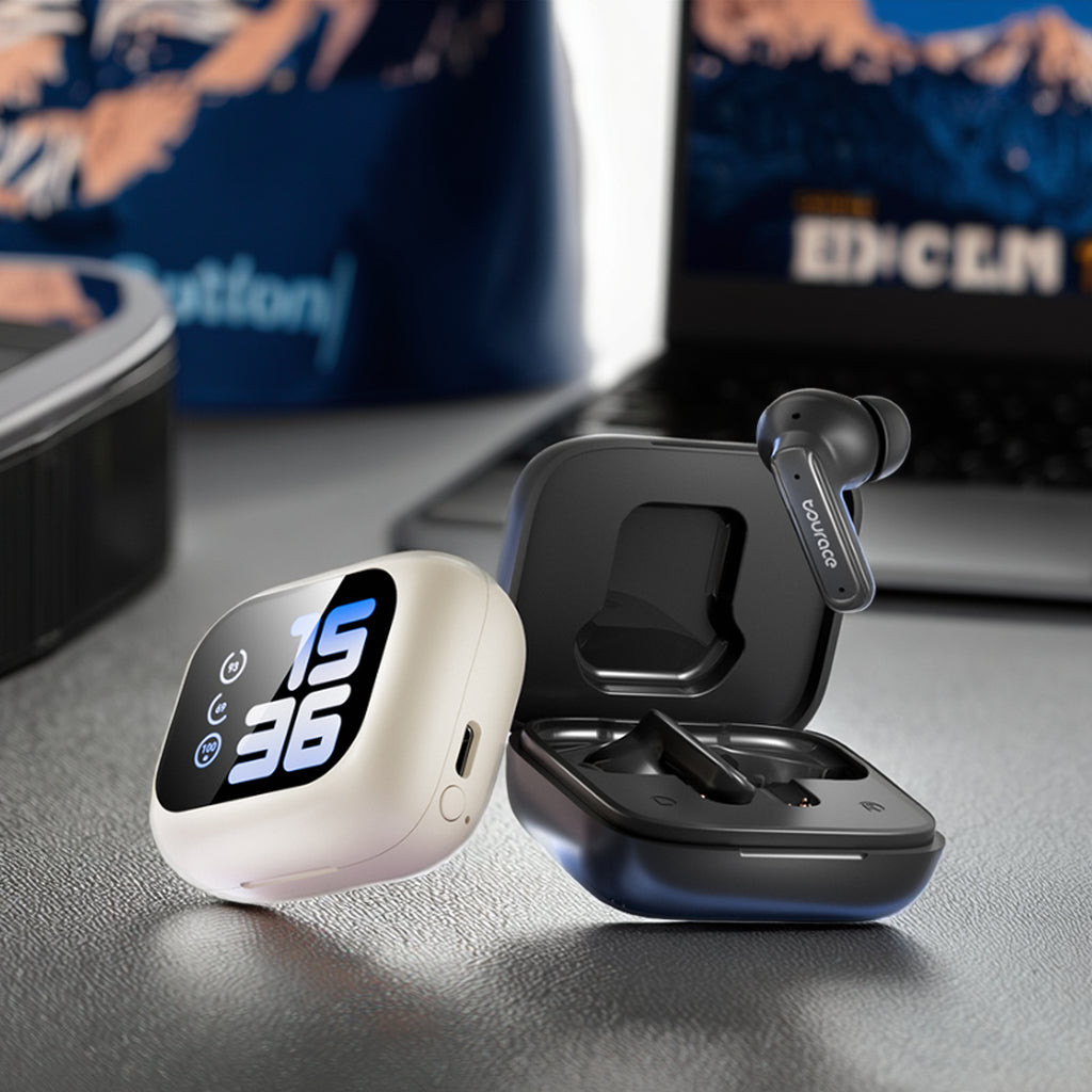 Intelligent Touch BT 5.4 TWS Earbuds HIFI Wireless Headphones ENC Noise Cancellation LED/Digital Display Wireless Earphone